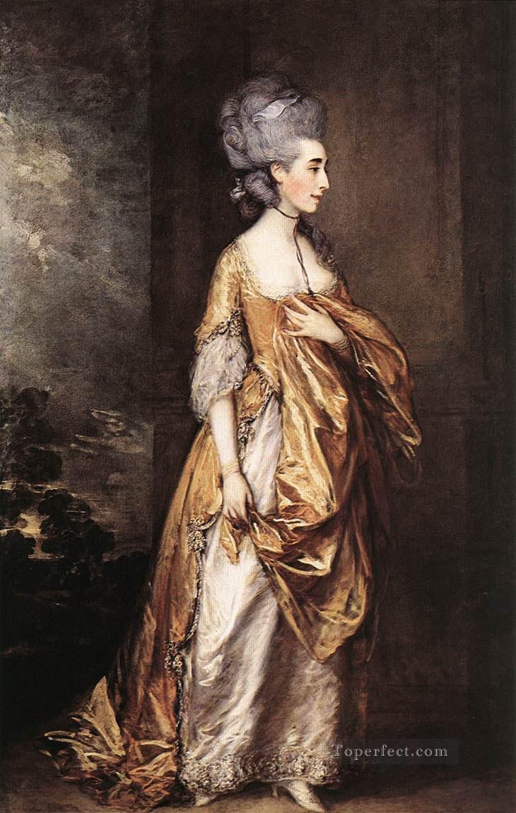 Mrs Grace D Elliott portrait Thomas Gainsborough Oil Paintings